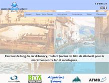 Tablet Screenshot of marathondulac-annecy.com